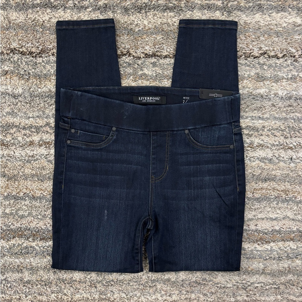 Liverpool Pull-On Ankle Skinny Jeans Sz 2/26P NWT | Liverpool Skinny Jeans NEW- - Picture 4 of 13